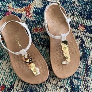 Vionic brand white sandals